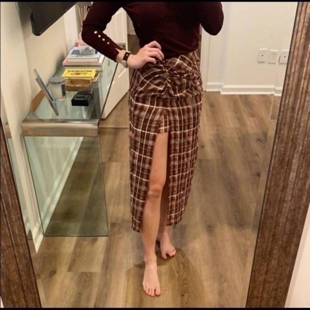 ZARA plaid skirt 8225/016 - Picture 5 of 11